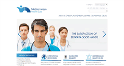 Desktop Screenshot of mediterranean-healthcare.com